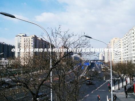 亦庄能走京牌皮卡车吗(北京亦庄开发区可以行驶皮卡吗)