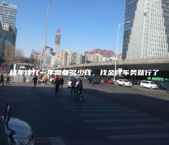 租车牌儿一年需要多少钱，找金牌车务就行了