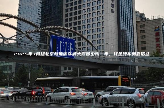 2025年7月租北京新能源车牌大概多少钱一年，找金牌车务靠谱些